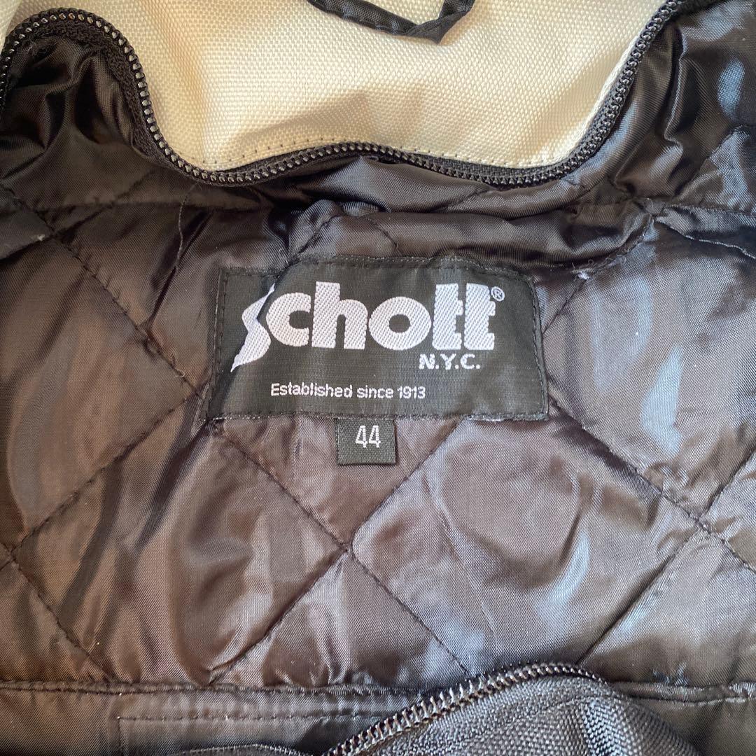 新品未使用Schott シングルライダースジャケット インナー脱着可能モデル！