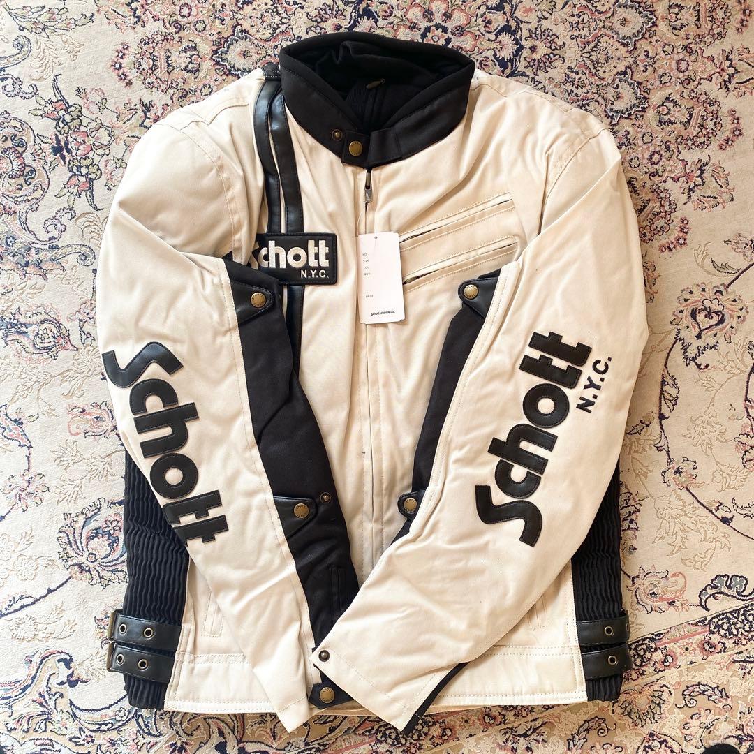 新品未使用Schott シングルライダースジャケット インナー脱着可能モデル！