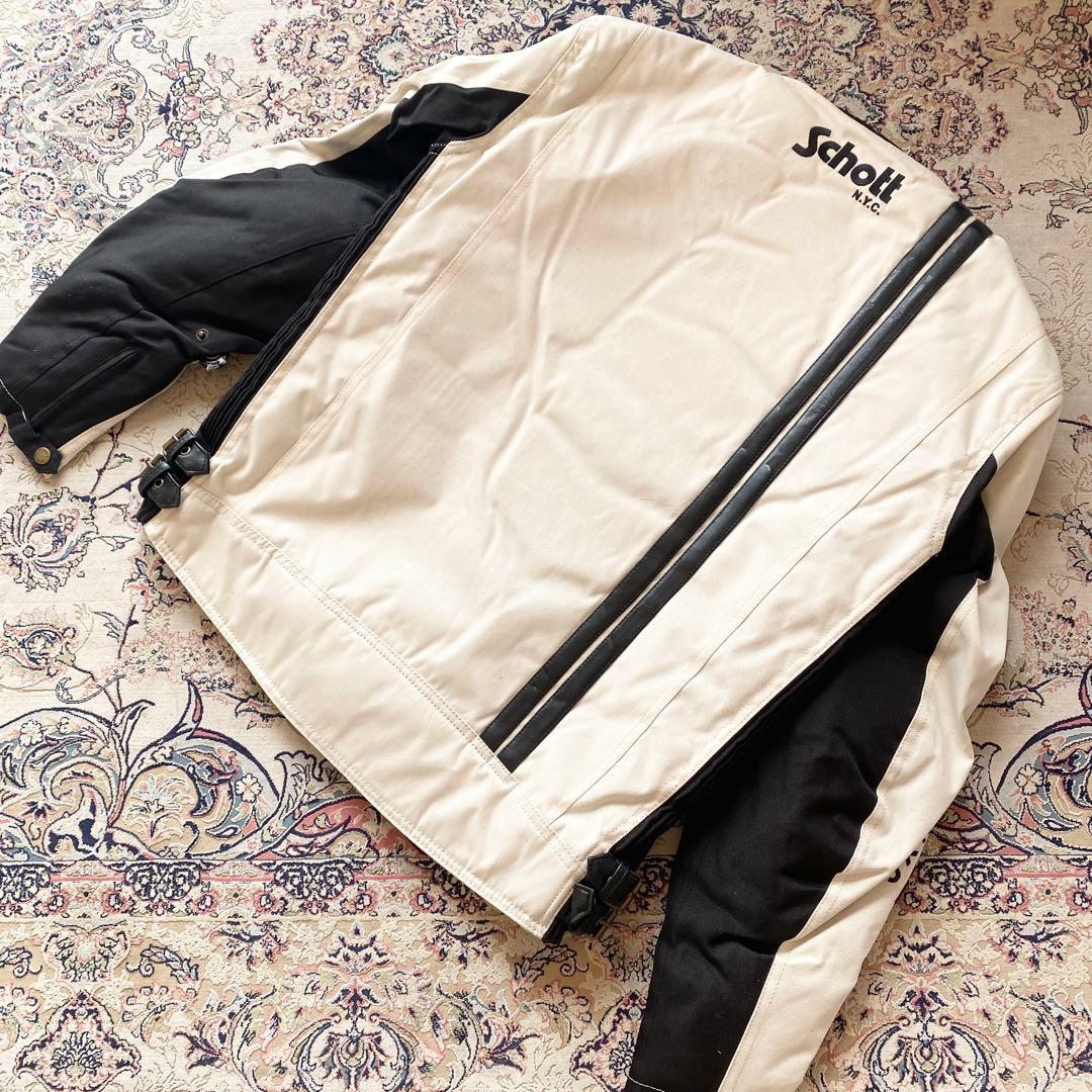 新品未使用Schott シングルライダースジャケット インナー脱着可能モデル！