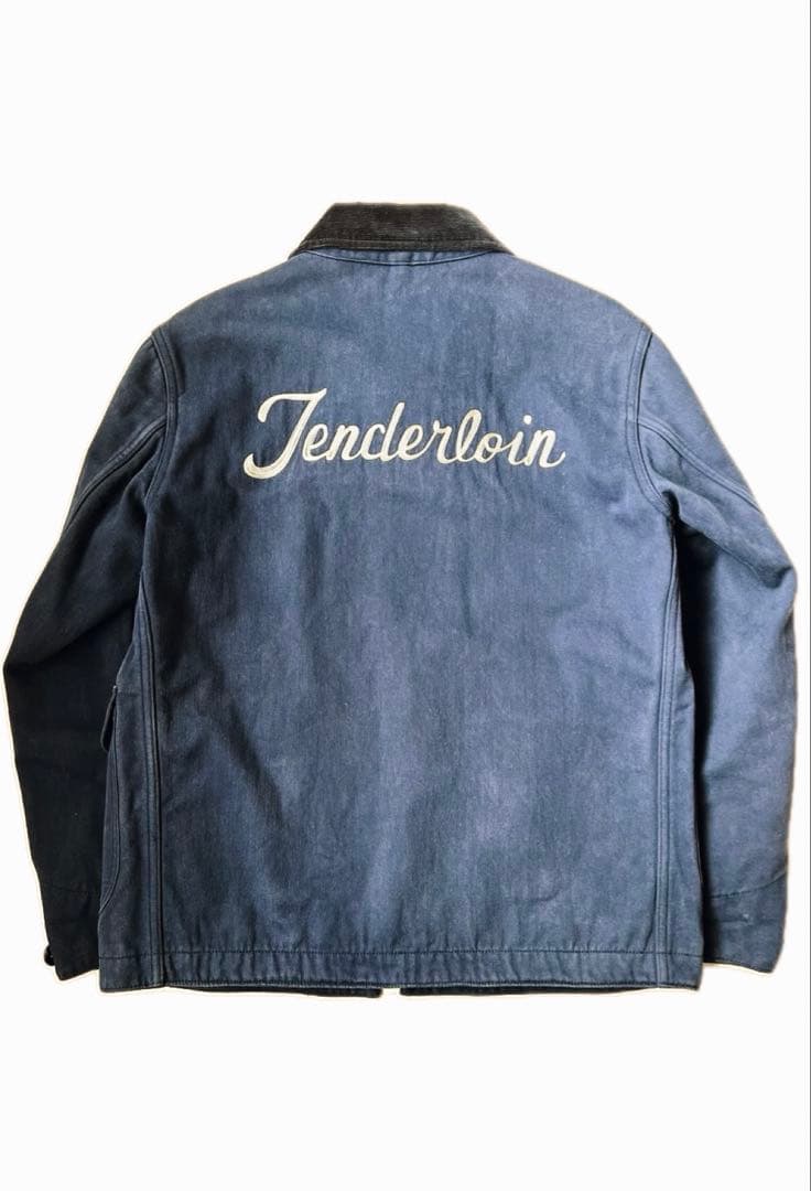 Tenderloin ジャケット ネイビー 襟コーデュロイ