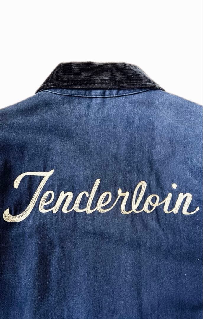Tenderloin ジャケット ネイビー 襟コーデュロイ