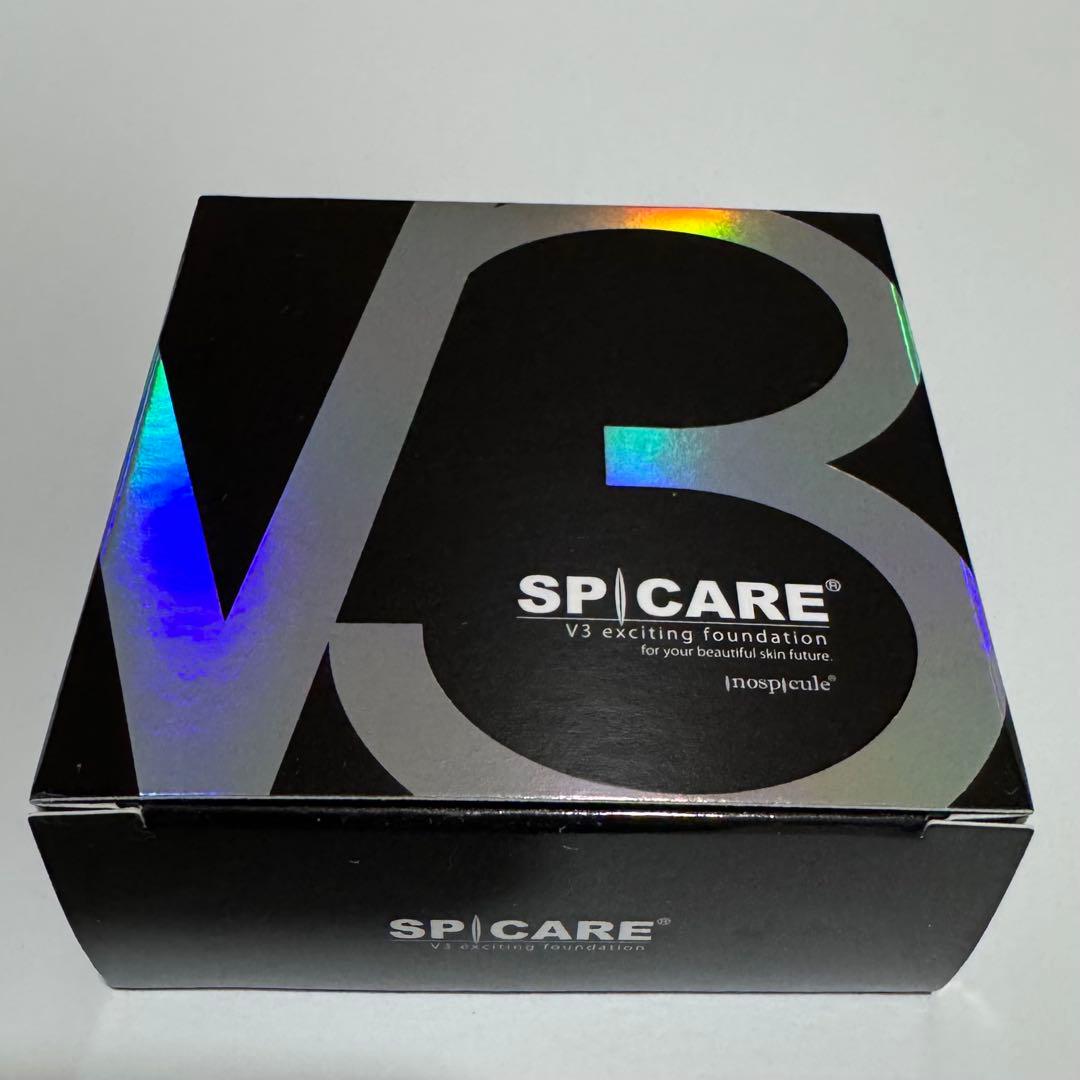 スピケア V3エキサイティングファンデーション 本体1個＋レフィル1個 パフ付き