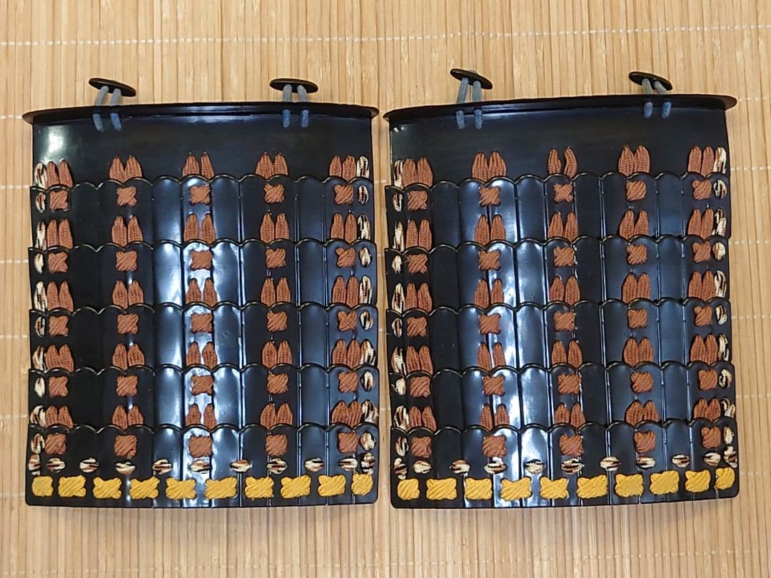 ★★送料無料☆丸武産業製☆光忍☆橙糸威伊予素懸二枚胴具足☆等身大☆鎧兜・甲冑★★