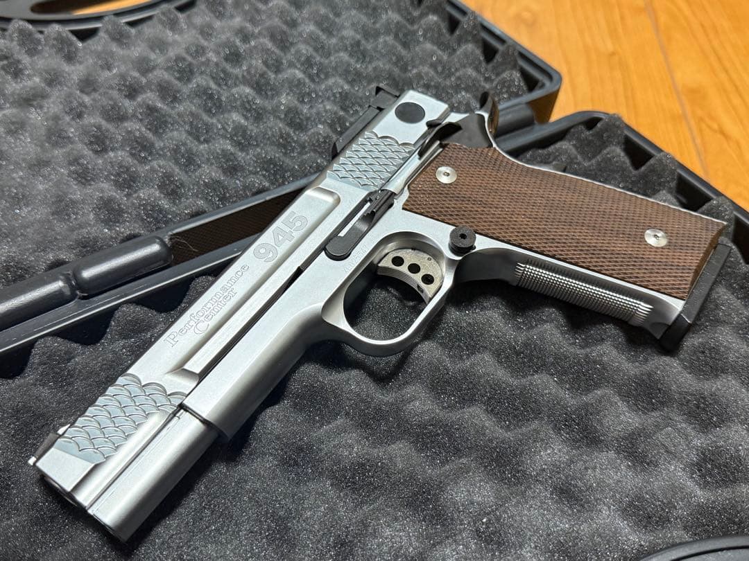 美品 KSC S&W M945 ステンレスシルバーモデル JASG安全基準適合
