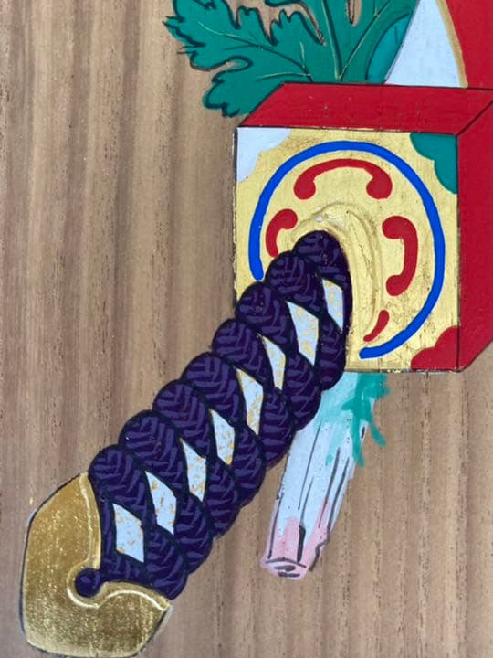 林美木子　板絵　五節句「端午」　掛飾り　有職故実　NHK大河光る君へ　扇　絵師