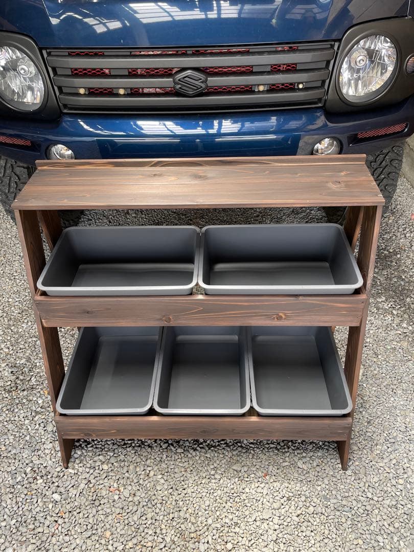 メダカ飼育ラック大　ケース付