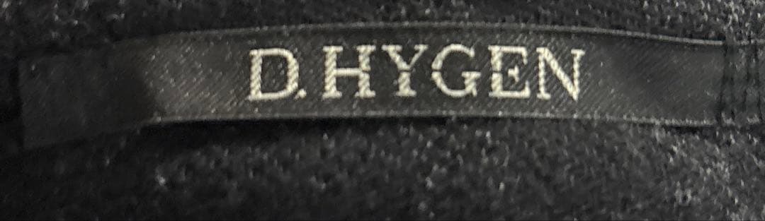 d.hygen ディーハイゲン　ウールレイヤードクロップドパンツ　アルチザン　黒