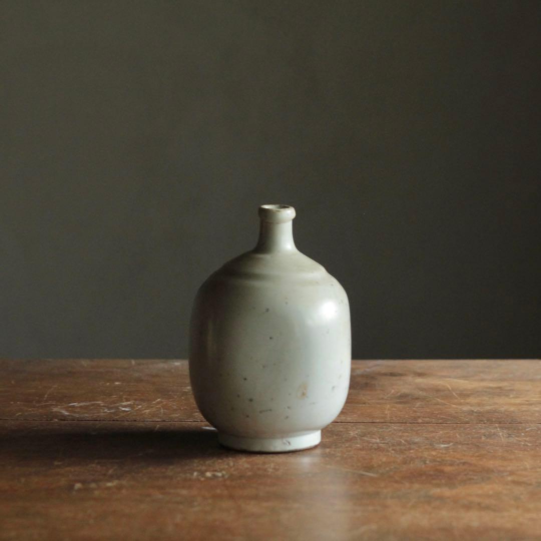 白磁 撫で四方形 徳利 酒器 古美術 古道具 アンティーク