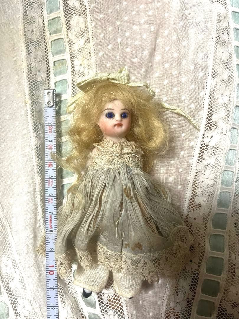 期間限定お値下げ　フレンチミニョネット　アンティーク　ドール　ビスクドール