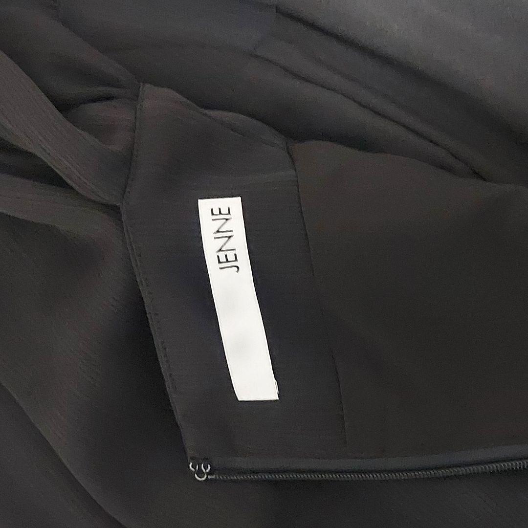 極美品✨JENNE　ショルダーベールドレス　希少L　ブラック