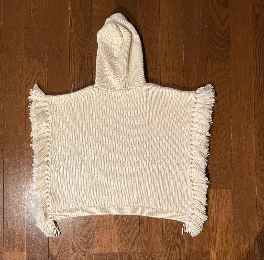 Bonpoint ポンチョ　アルパカ　ボンポワン caramel bonton