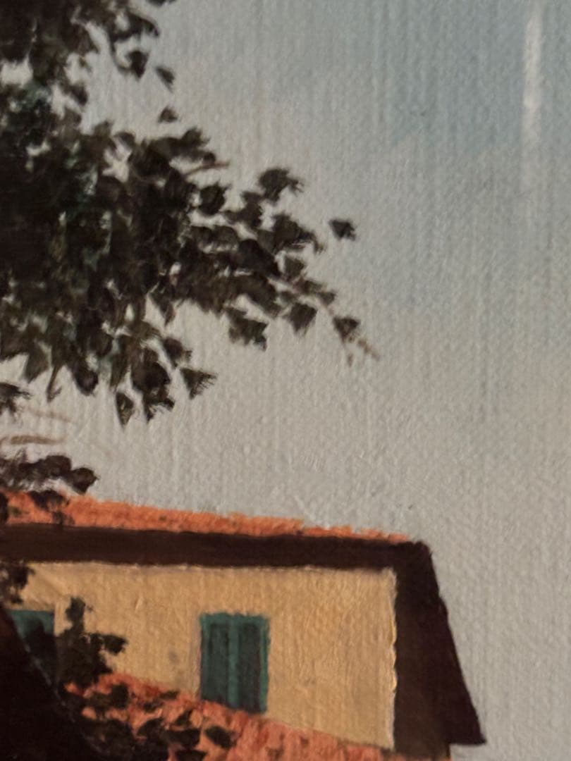 藤飯治平「シエナの坂道」　リアリズム　1986年松坂屋取扱作品