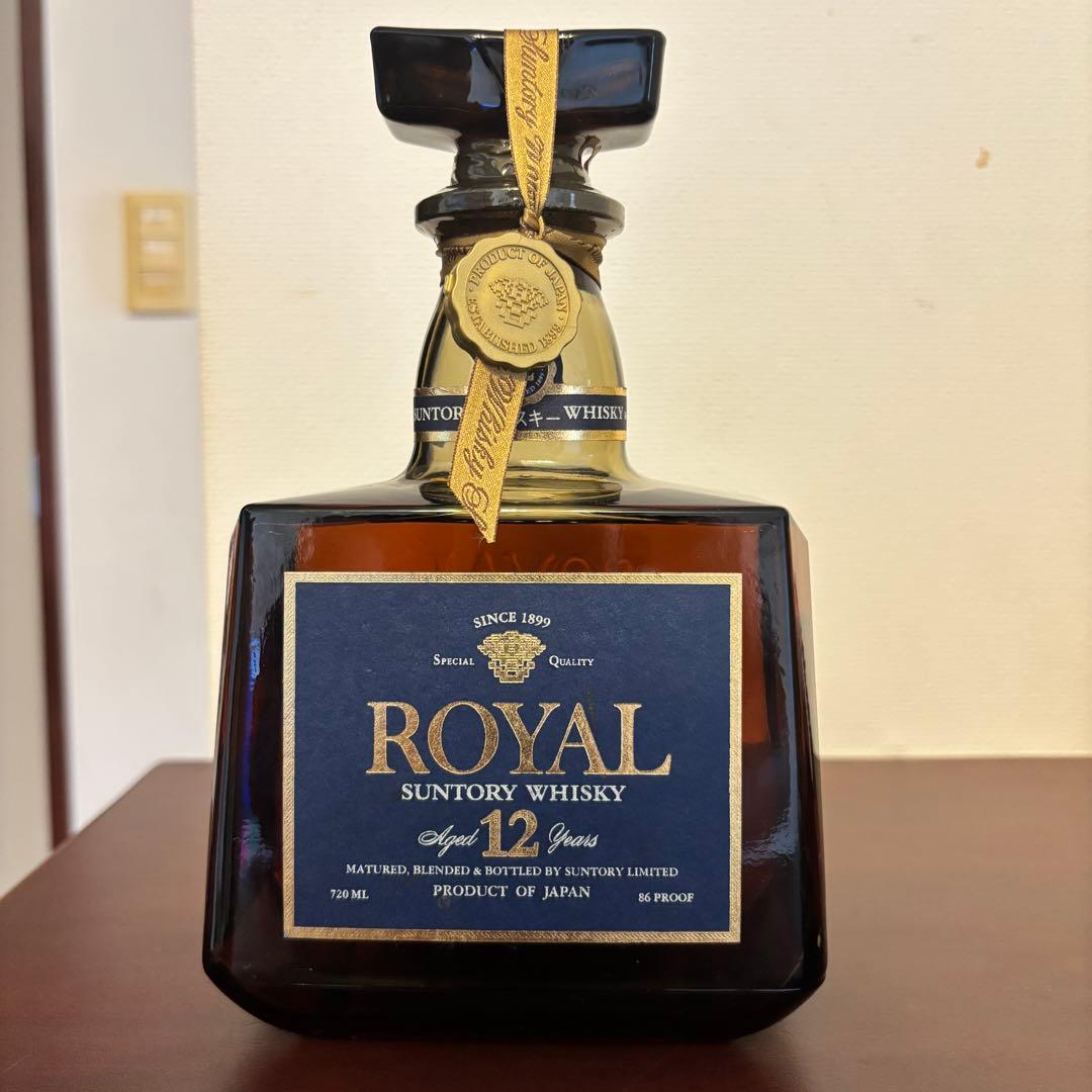 サントリーローヤルプレミアム12年　青ラベル　古酒