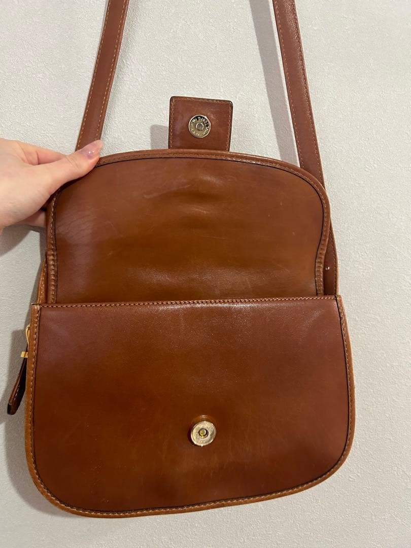 即配送！オールド CELINE ショルダーバッグ ブラウン