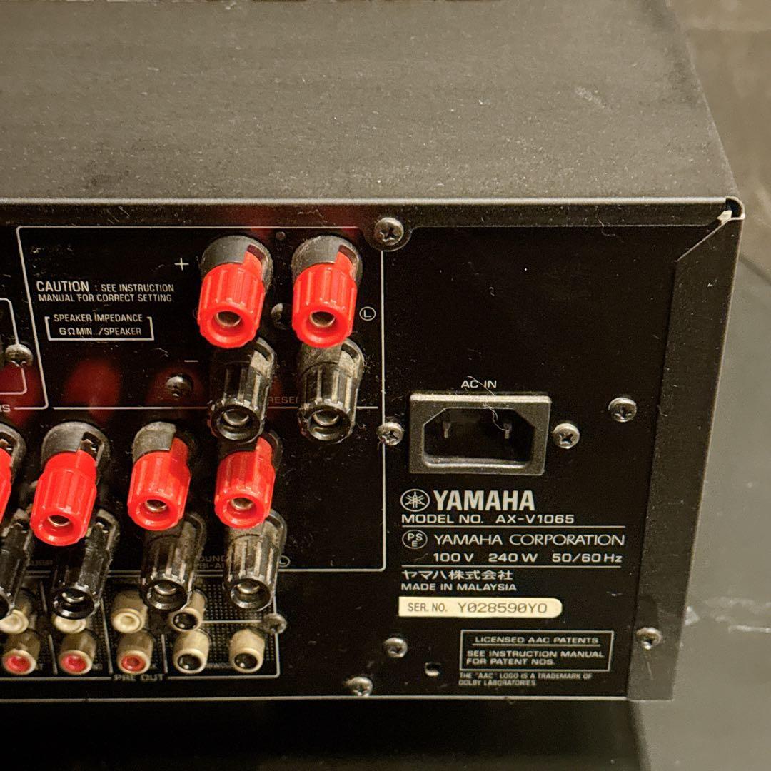 美品YAMAHA AX-V1065 AVアンプ HDMI 動作確認済 リモコン