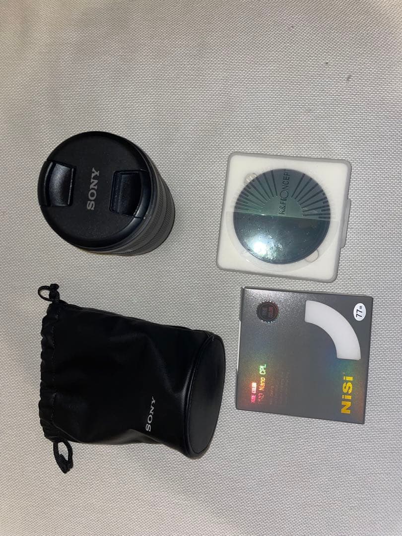 SONY FE24-105 F4 CPLフィルターとNDフィルター付き