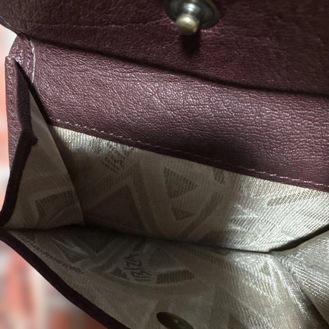 イビザ　パイソン革　二つ折り財布