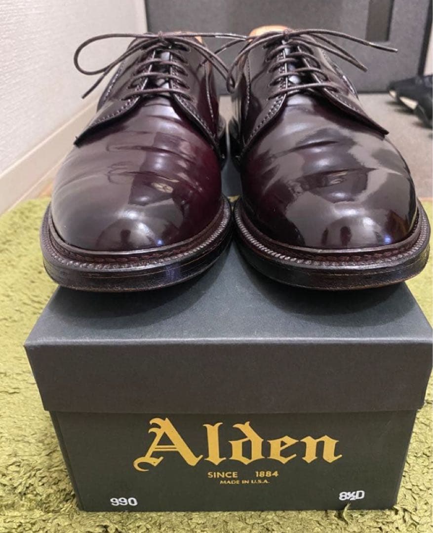 Alden 990 コードバン 8 1/2 D