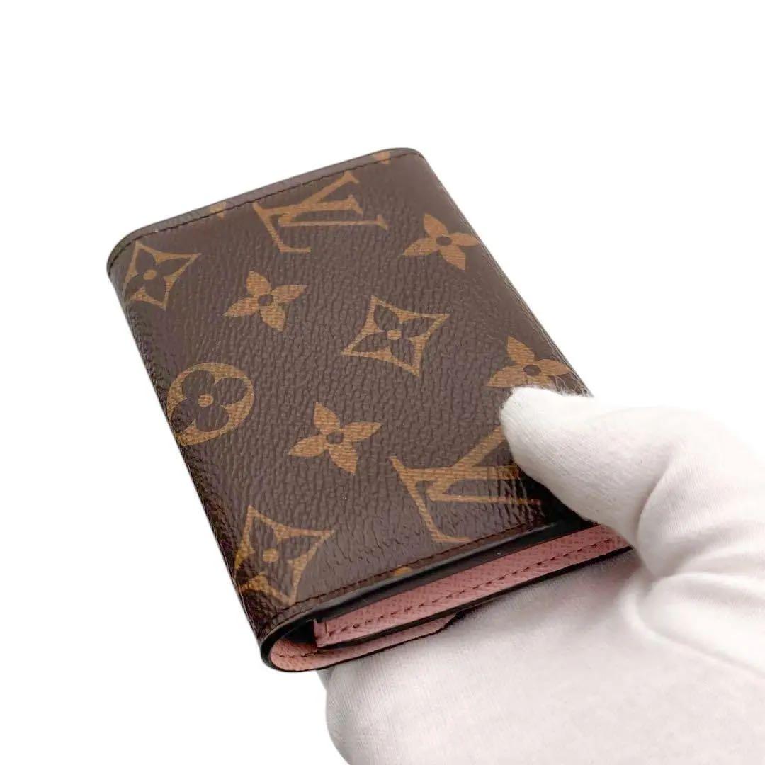 235ルイヴィトン モノグラム 小銭入れ ローズ ポルトモネロザリ