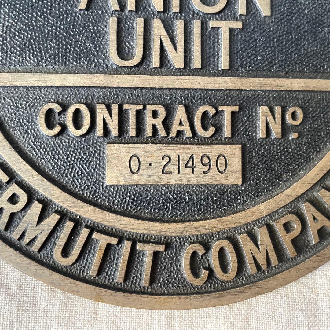 カンパニープレート　サインプレート　銘板　看板　イギリスアンティーク　英国　会社