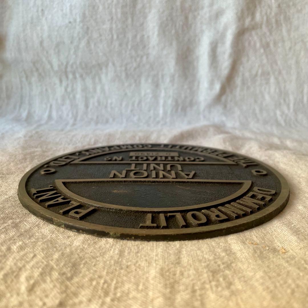 カンパニープレート　サインプレート　銘板　看板　イギリスアンティーク　英国　会社