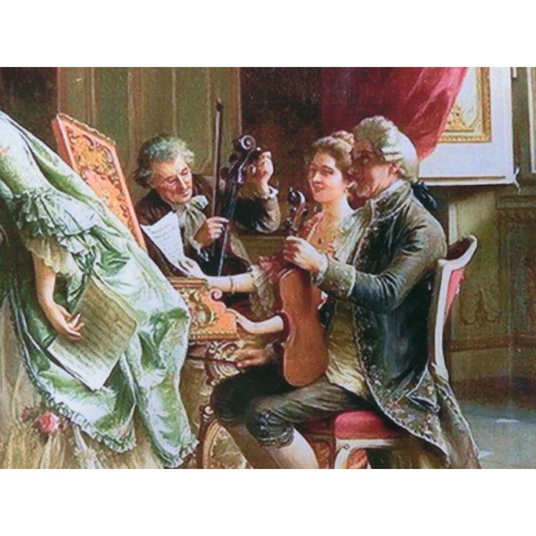 中世ヨーロッパ貴族を描いた額絵 2種よりお選び下さい。A・B