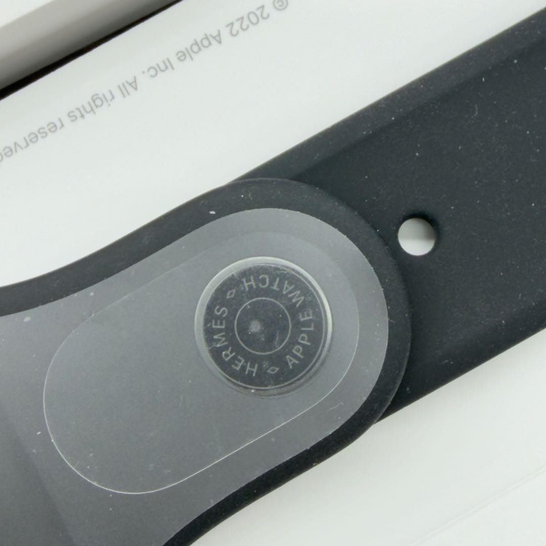 2944 未使用　Apple Watch エルメス　ブラックラバー　スポーツ