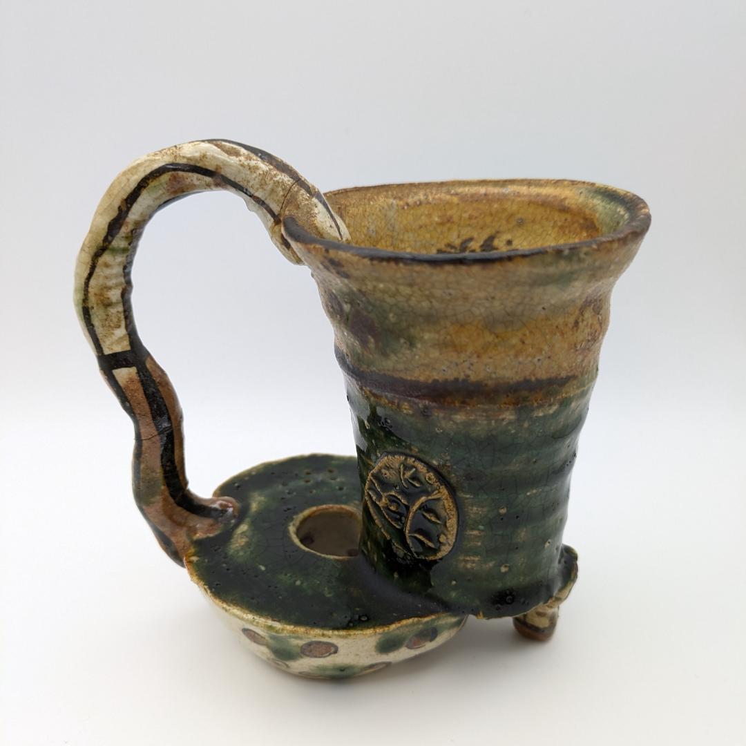 希少 アロン・サイス 織部焼 デミタスカップ　2004年作