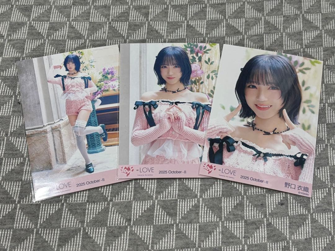 N*O様 ＝LOVE イコラブ 生写真 ラブソングに襲われるMV衣装 フルコンプ