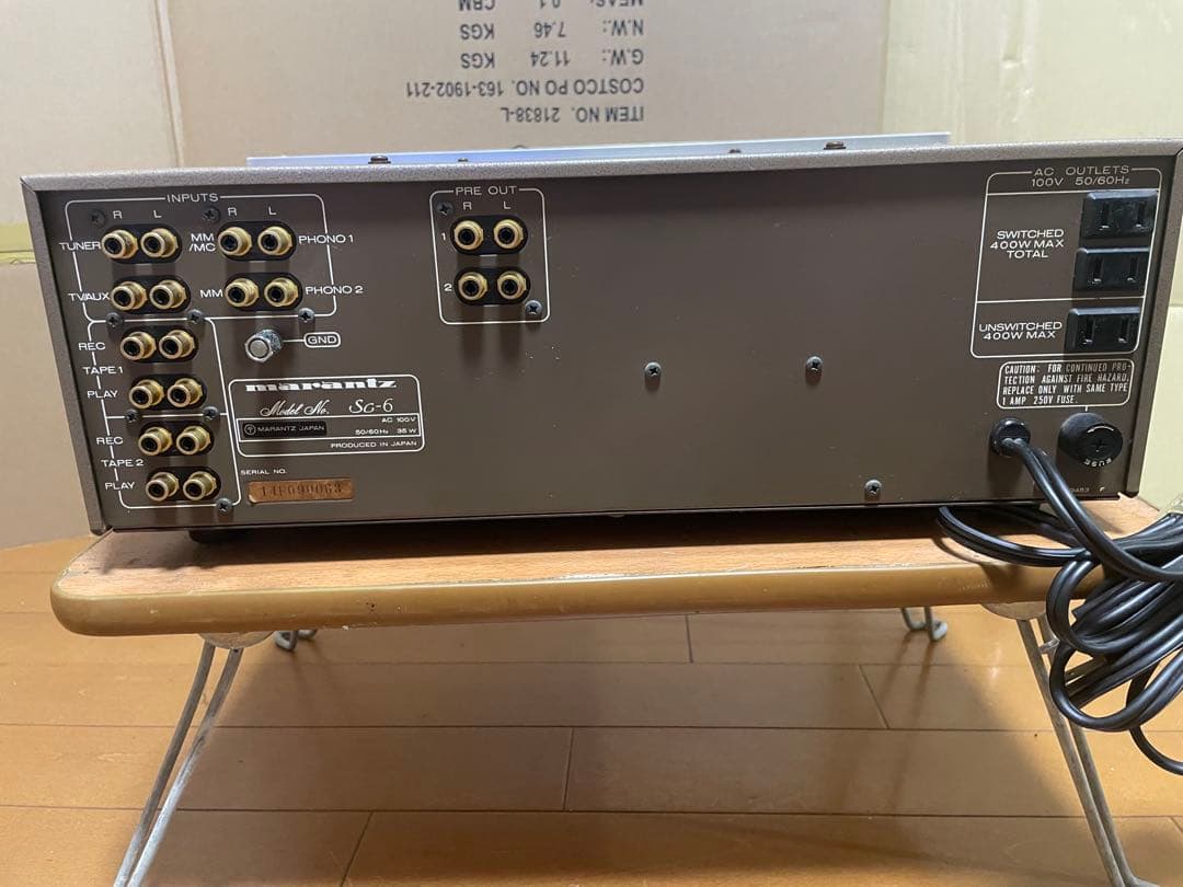 整備品　MARANTZ マランツ　SC-6 コントロールアンプ