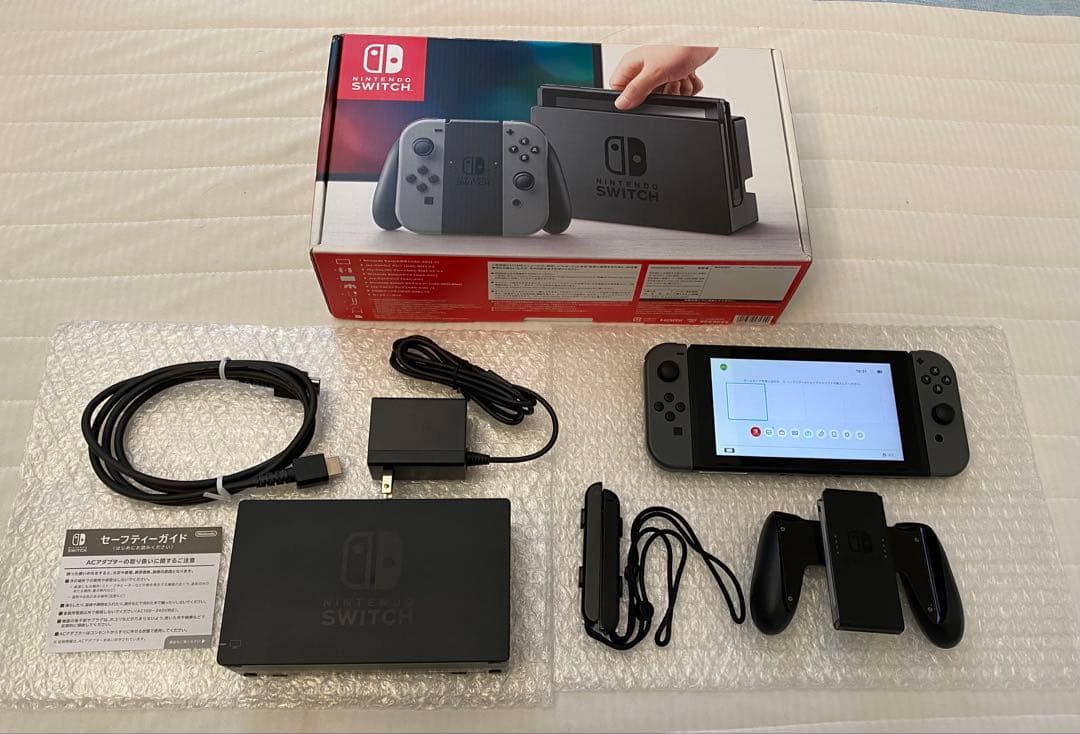 【完品】Nintendo Switch 初期型 グレー
