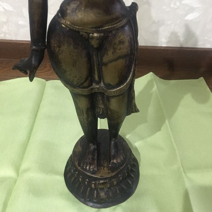 インド　神様　真鍮　仏像　2.5キロ