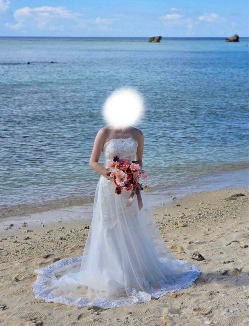 ☆おっかー　お値下げ☆ ウェディングドレス マーメイド 白 花嫁 前撮り