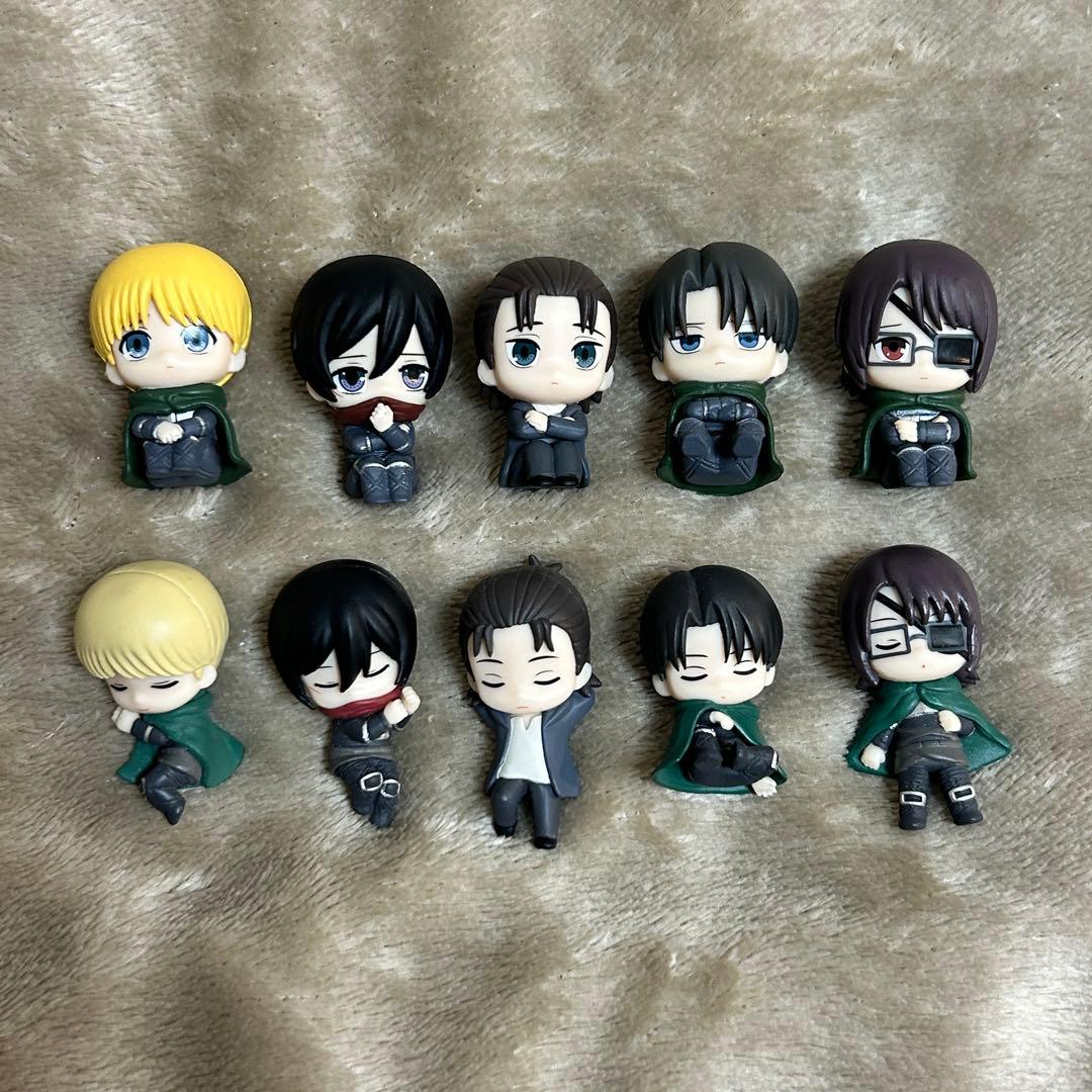 【最終値下げ】【希少】進撃の巨人　ねむらせ隊　まちぼうけ　コンプリートセット×2