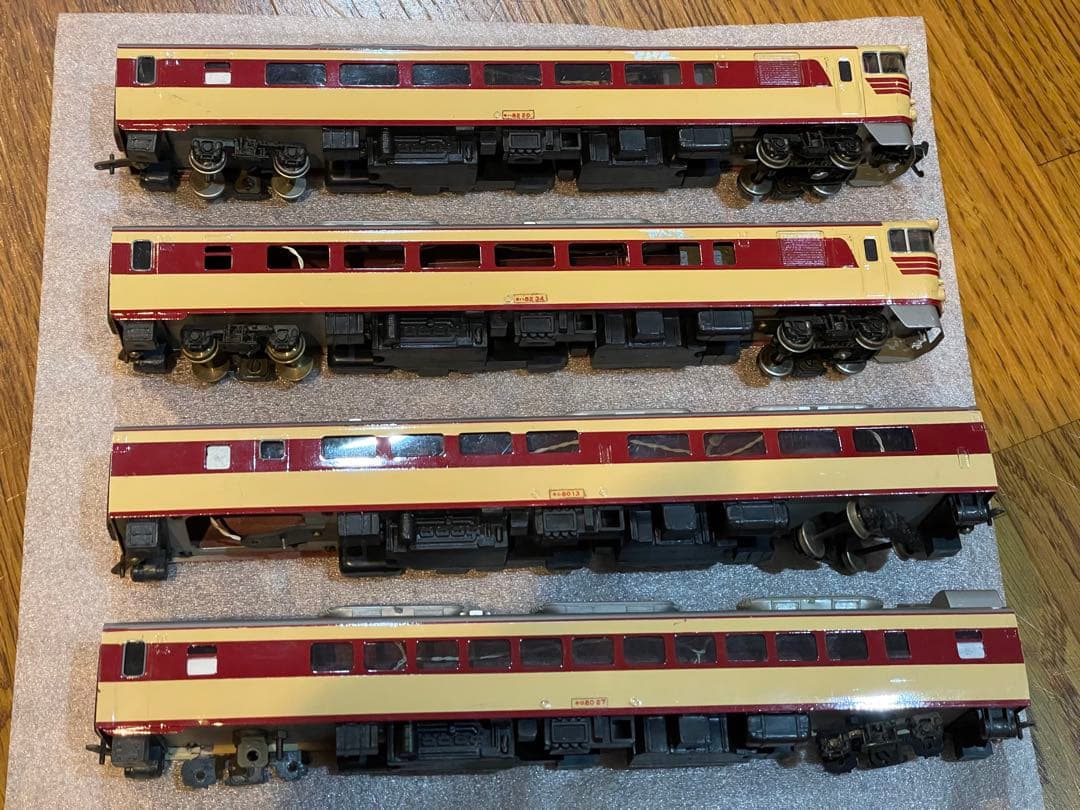 HOゲージ 鉄道模型 車両6両　ジャンク品