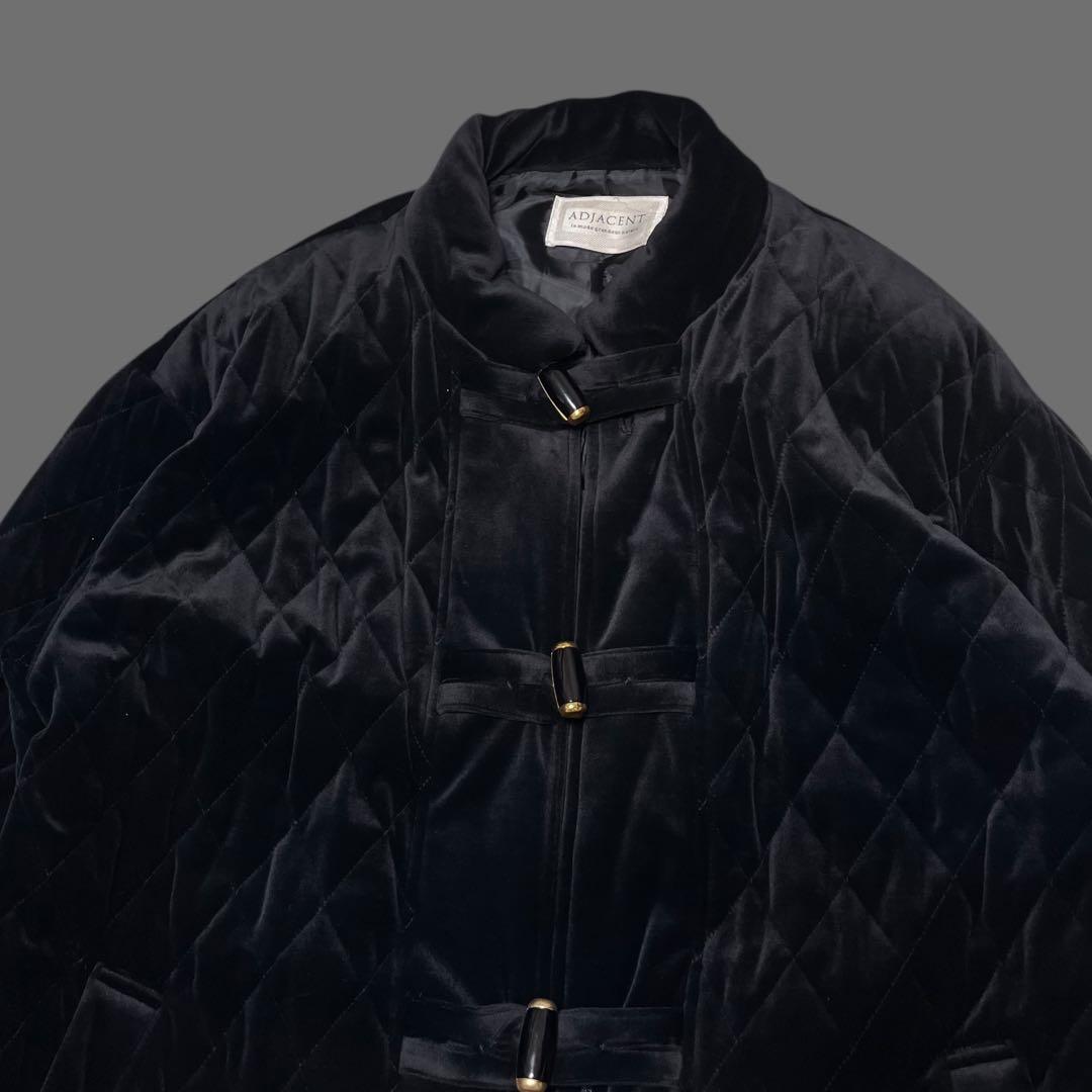 ジャケット・アウター Vintage velours quilting china jacket