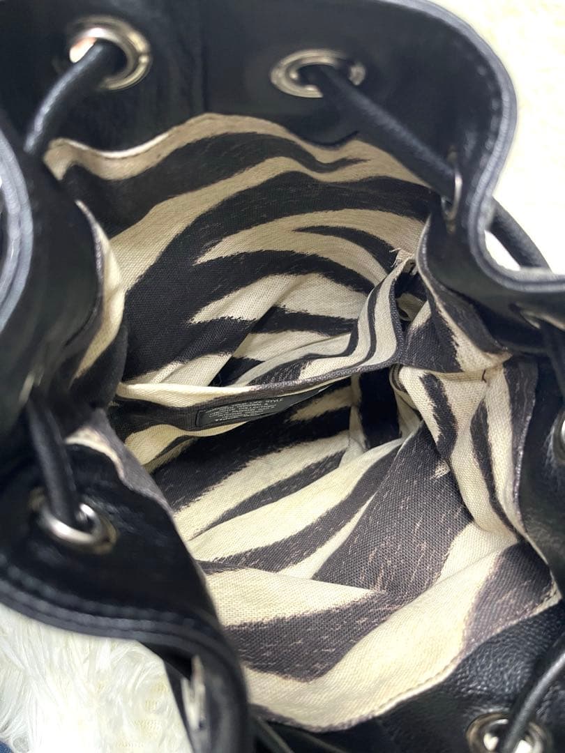 超希少 レア☆シンクビー ショルダーバッグ 巾着 2way レザー