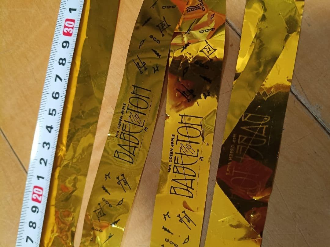 ミセス☆MGAOfficialLightStick☆金テープ２ｍタンブラーセット