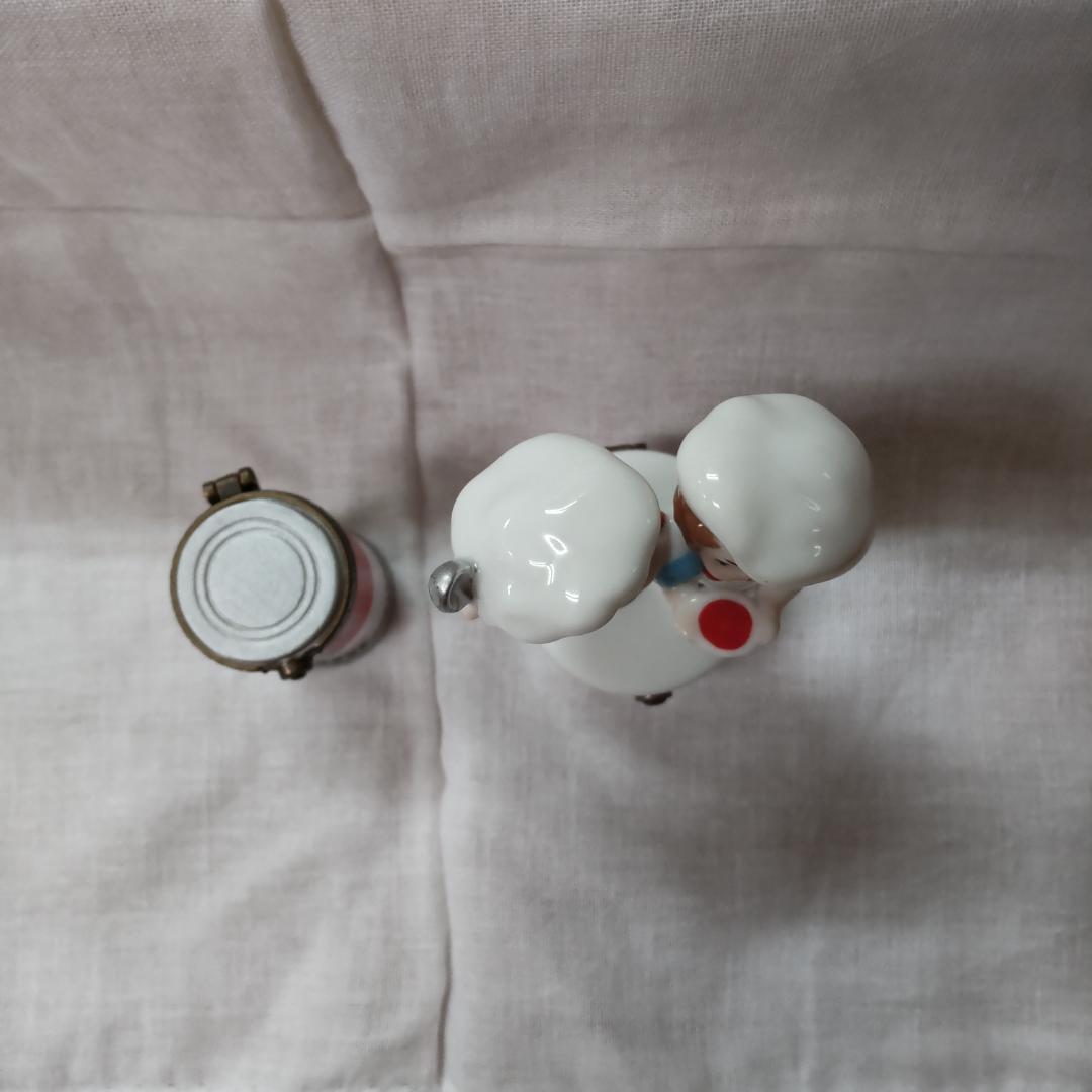 Campbellkids　キャンベルキッズ　陶器小物入れ 　2点　ヒンジボックス