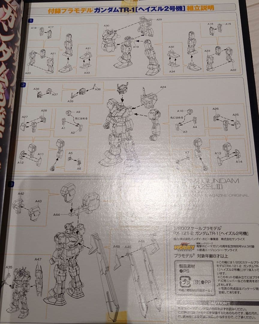 電撃Hobby6周年特別付録　ガンプラセット