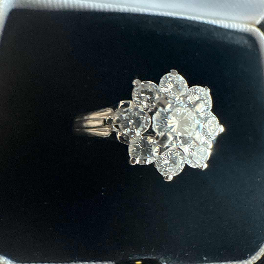 天然ダイヤリング 1.０２ct(計) １５号