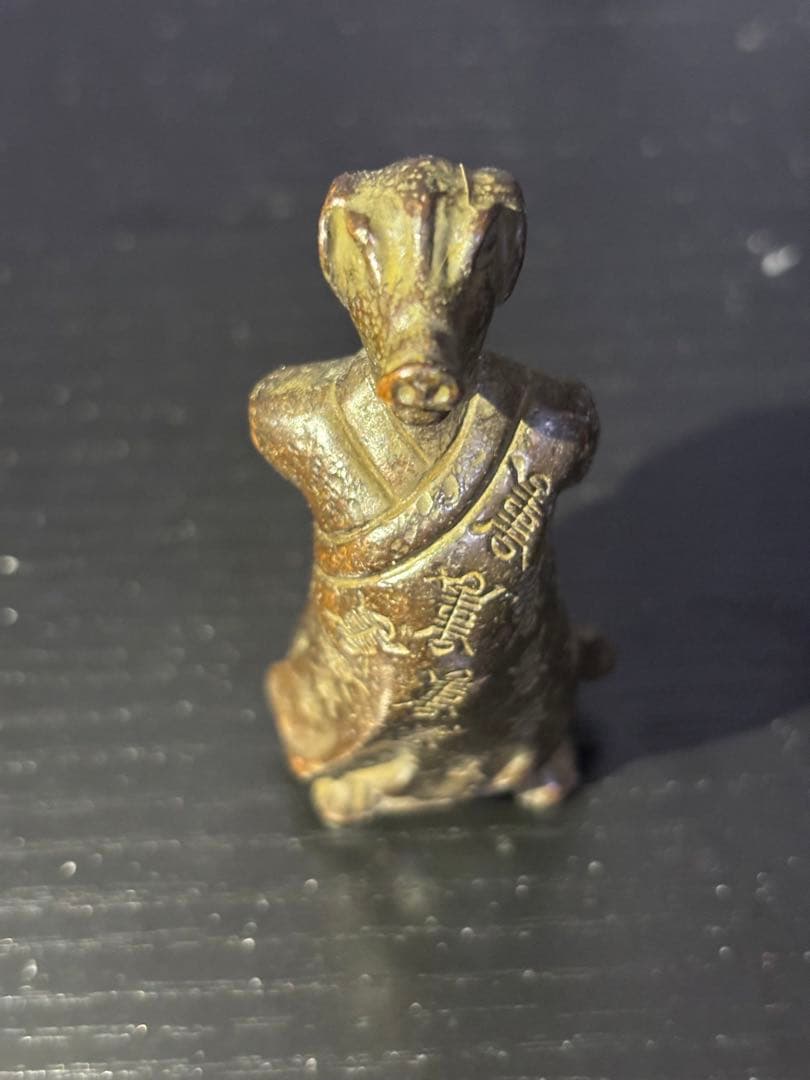 銅製品　十二支 金属製彫刻 12体セット