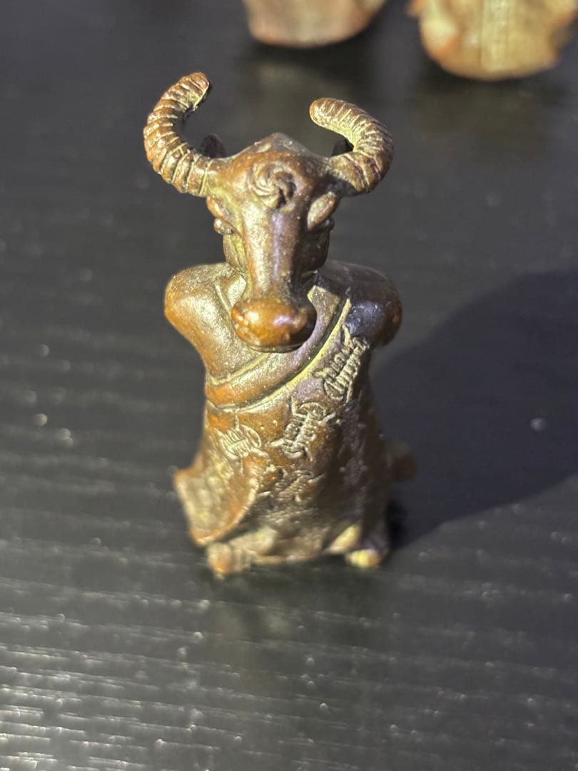 銅製品　十二支 金属製彫刻 12体セット