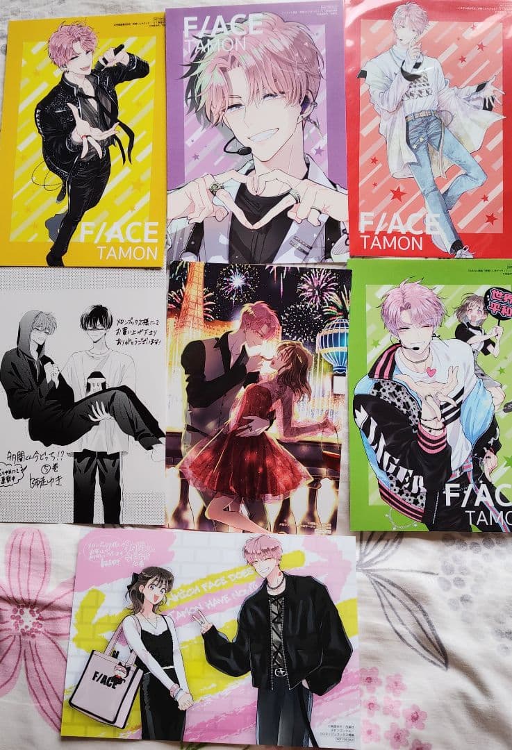 多聞くん今どっち　師走ゆき　２巻特典　サイン入りチェキ　アニメイト　リーフレット