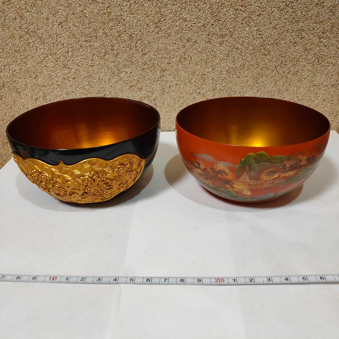 蒔絵茶碗　漆器　木のお茶道具　抹茶碗　抹茶茶碗　骨董　茶道　茶道具　アンティーク