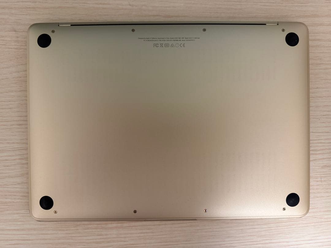MacBook 12インチ Early 2016 8GB 256GB Gold