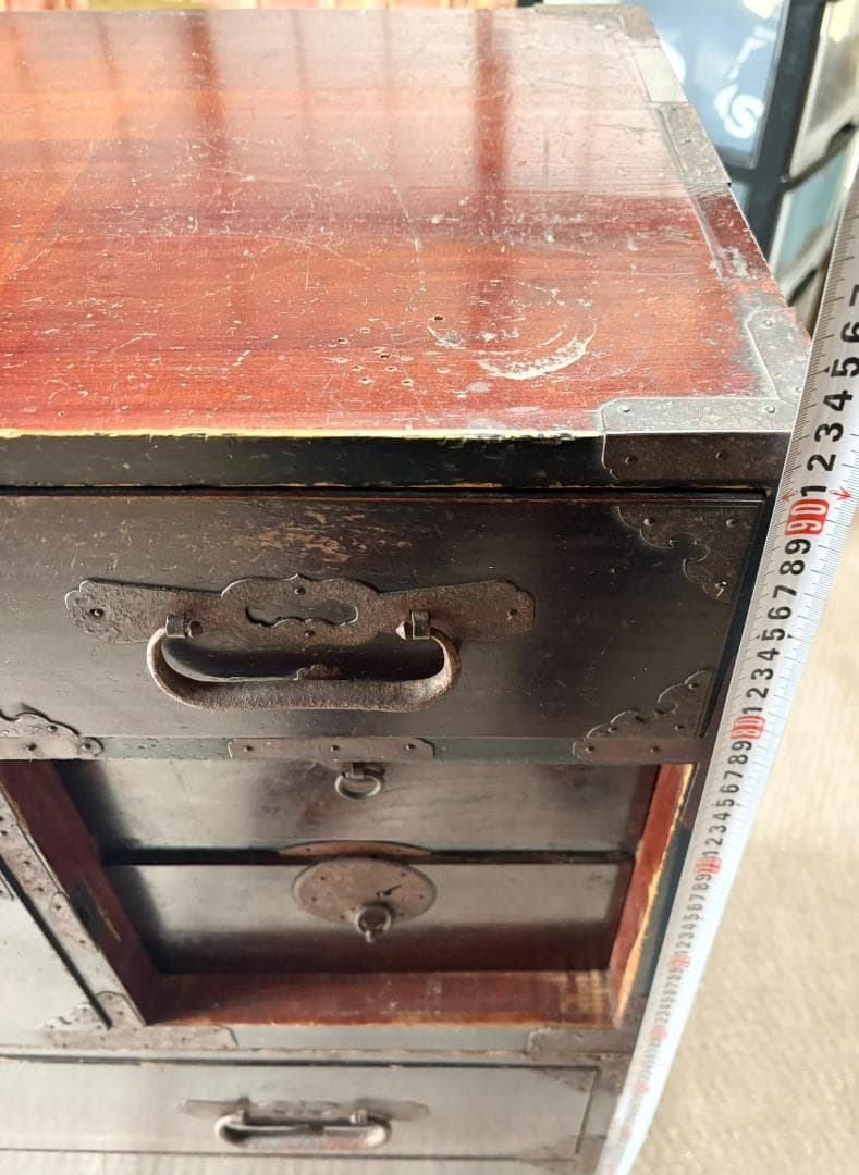 アンティーク家具 昭和レトロ 重ね箪笥 和たんす 収納箪笥