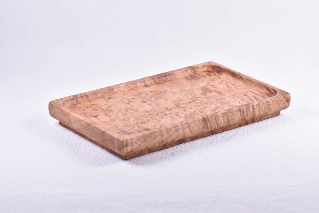 No.315メープル瘤のトレー・箔 - ウォルナット（No.234）