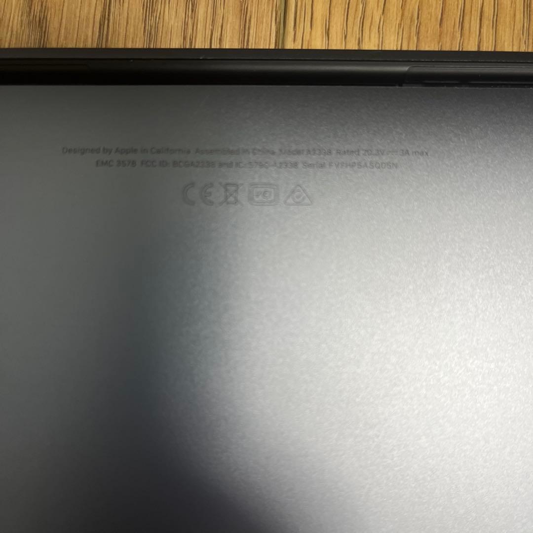 【充電最大容量98%】MacBook Pro 2020 M1チップ　13インチ