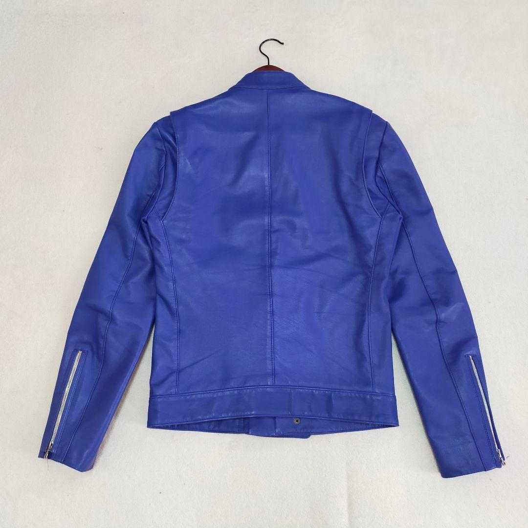 美品　LITHIUM HOMME　44　逆ハの字　シングルライダースジャケット